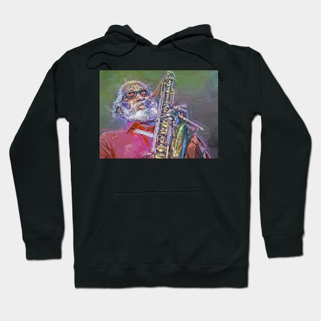 Sonny Rollins Hoodie by IconsPopArt